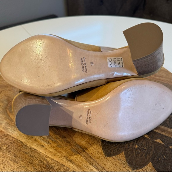 Italian leather buttery soft Firenze.Studio Tango Suede slingback mule size 10 - Picture 8 of 12